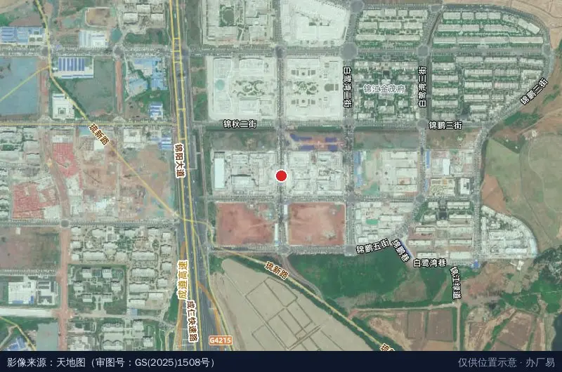 中国五冶集团白鹭湾科技生态园三期项目卫星位置示意图