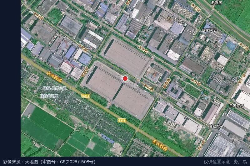 智润物流园卫星位置示意图