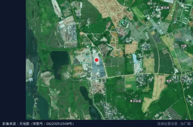 杨公物流园卫星位置示意图