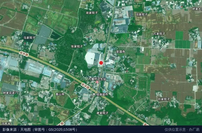 电商物流园招商卫星位置示意图