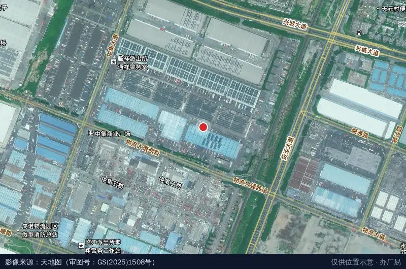 力展物流(兴跃物流园区)卫星位置示意图
