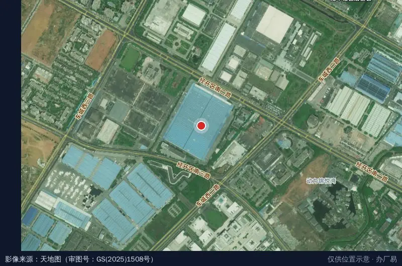 普洛斯成都龙泉经开物流园卫星位置示意图