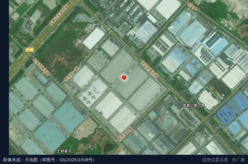嘉民物流园2号库卫星位置示意图