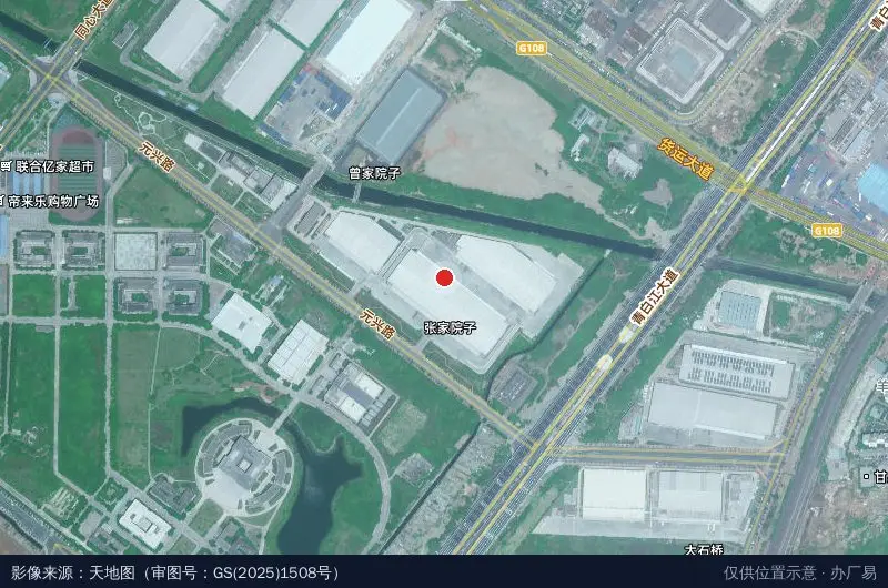孩子王西南智慧物流产业园卫星位置示意图