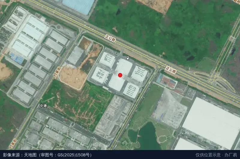 普洛斯双流物流园卫星位置示意图