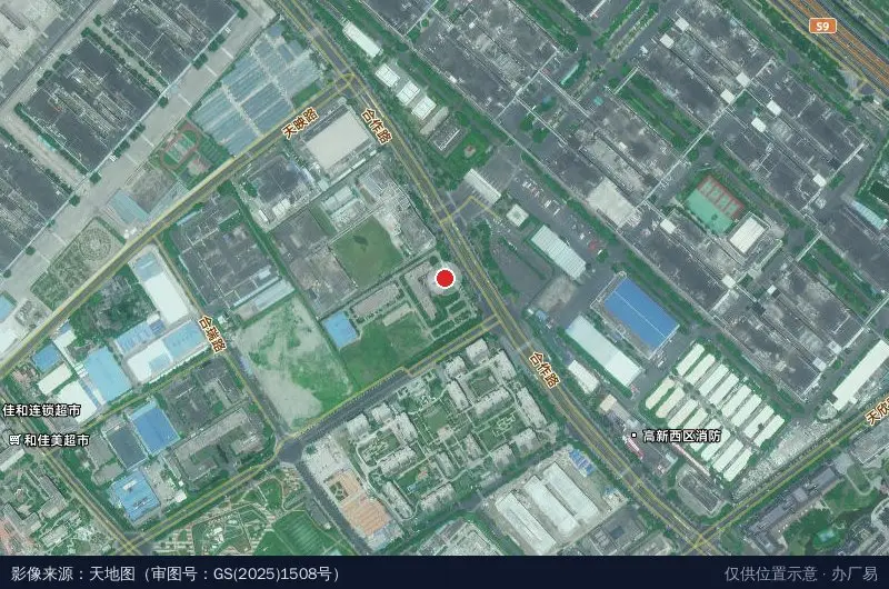 赛英智创产业园卫星位置示意图
