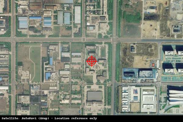东营市石大科技园卫星位置示意图