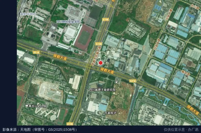 雅木国际文化产业园卫星位置示意图