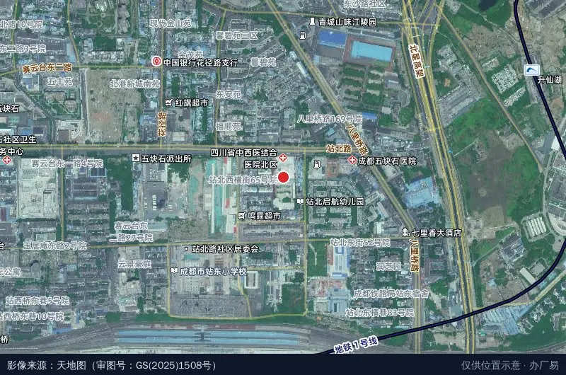 德明融创文化产业园卫星位置示意图