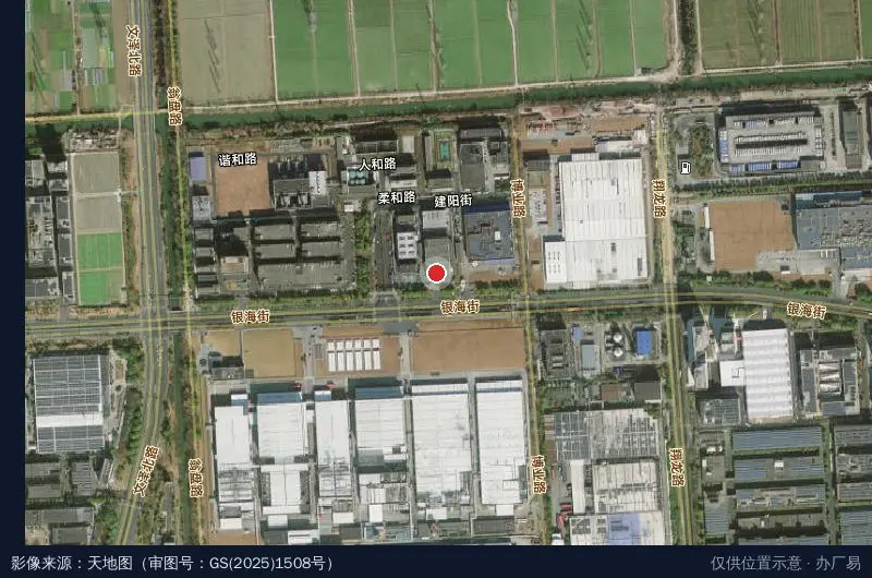浙江工业大学校友产业园(钱塘园区)卫星位置示意图
