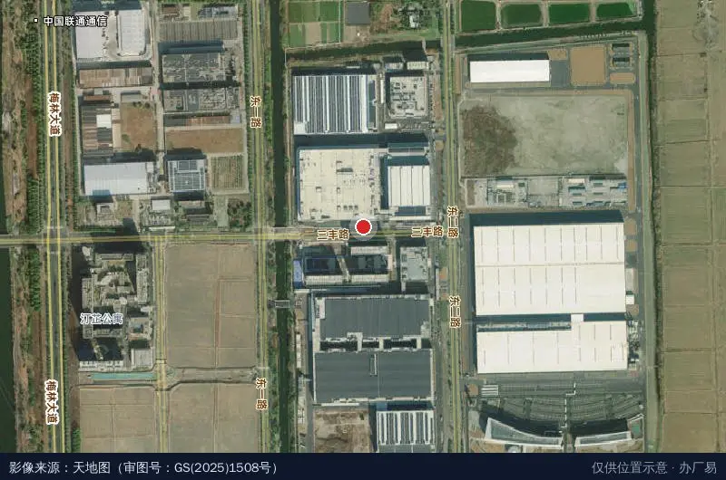 顾家家居杭州前进工业园(北区)卫星位置示意图