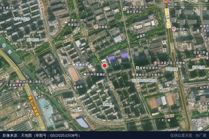 埃夫朗科技园卫星位置示意图