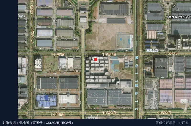 MAX科技园58幢卫星位置示意图