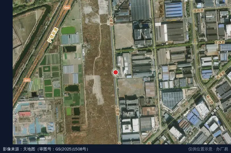浙江中泽科技创业园卫星位置示意图