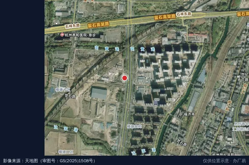 横塘物流园卫星位置示意图