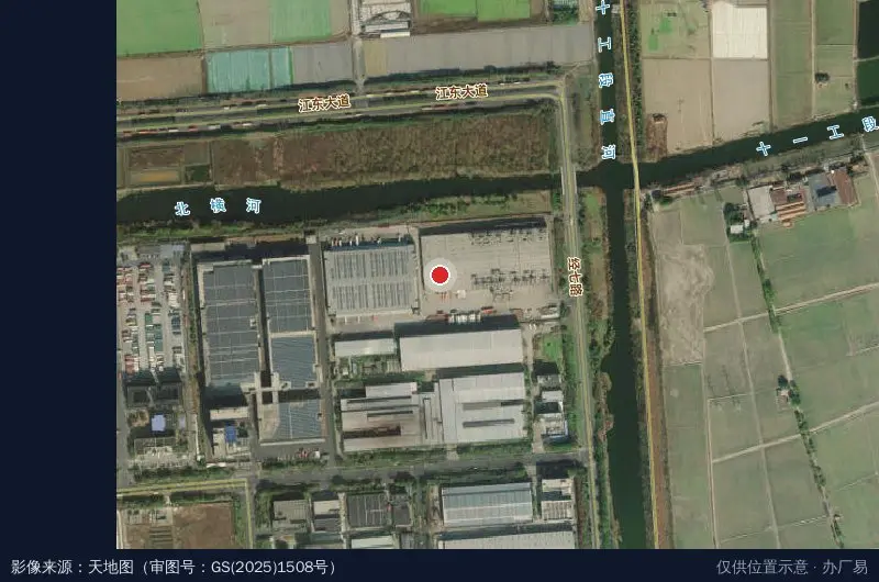 普洛斯临江物流园卫星位置示意图