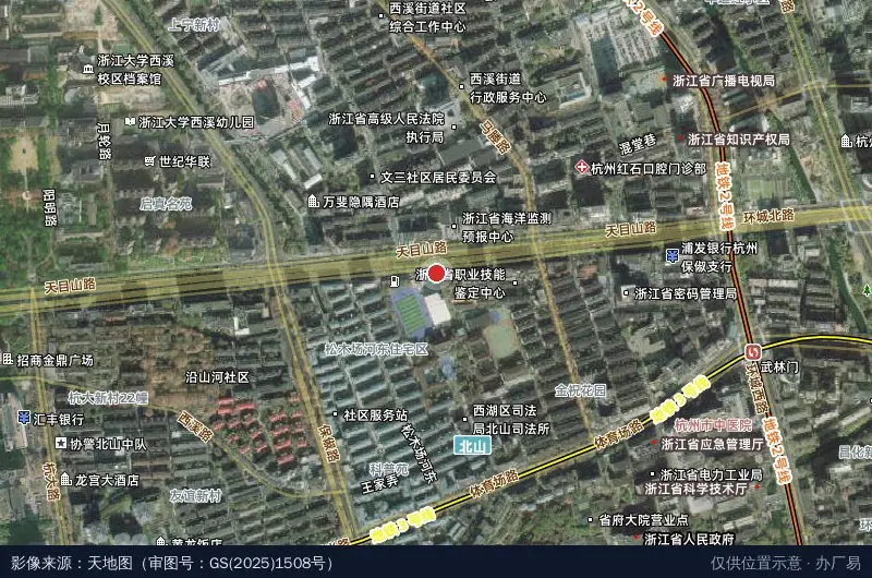知末产业园卫星位置示意图