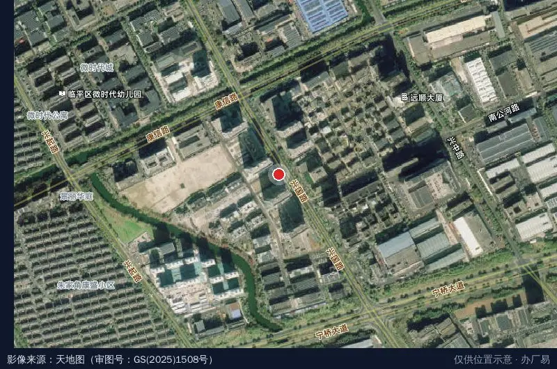 开投科创产业园卫星位置示意图