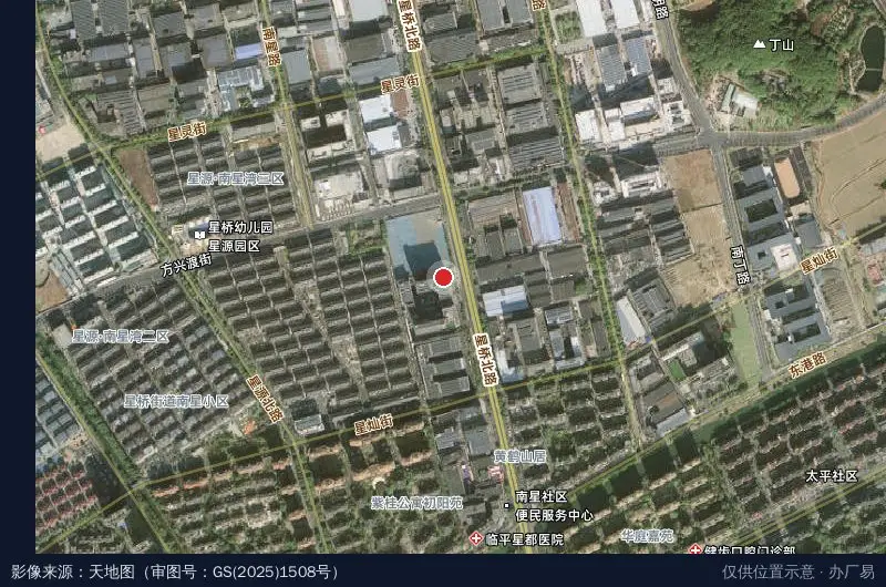 星旺产业园1幢卫星位置示意图