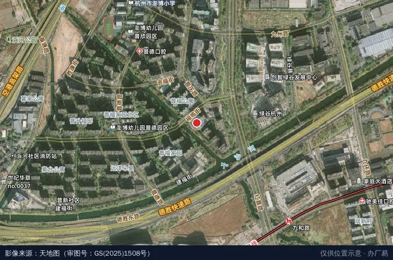 禧福汇电商创意产业园卫星位置示意图