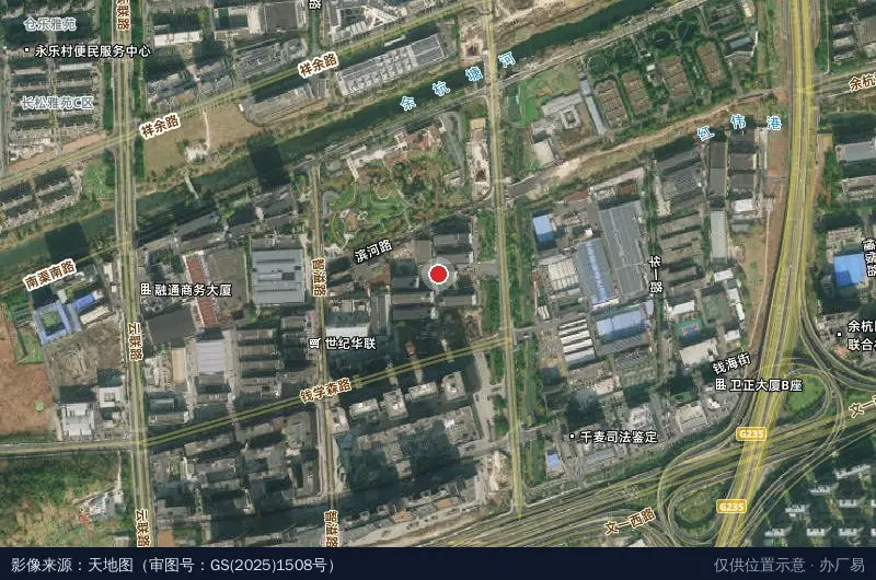 华哲未来产业园卫星位置示意图