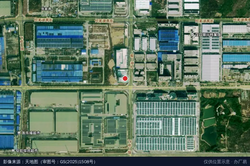 恒泰印务(大桥)工业园卫星位置示意图