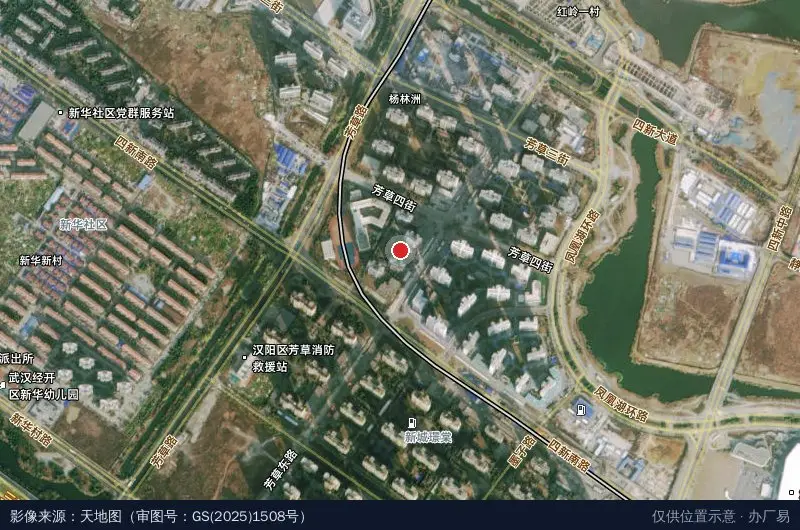 方岛金茂智慧科学城A7地块卫星位置示意图