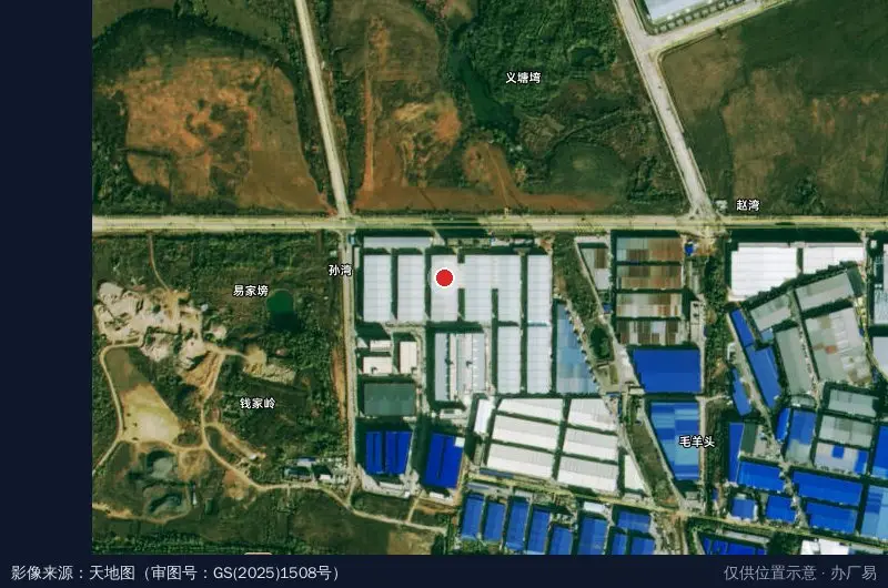 星光常巍工业园卫星位置示意图
