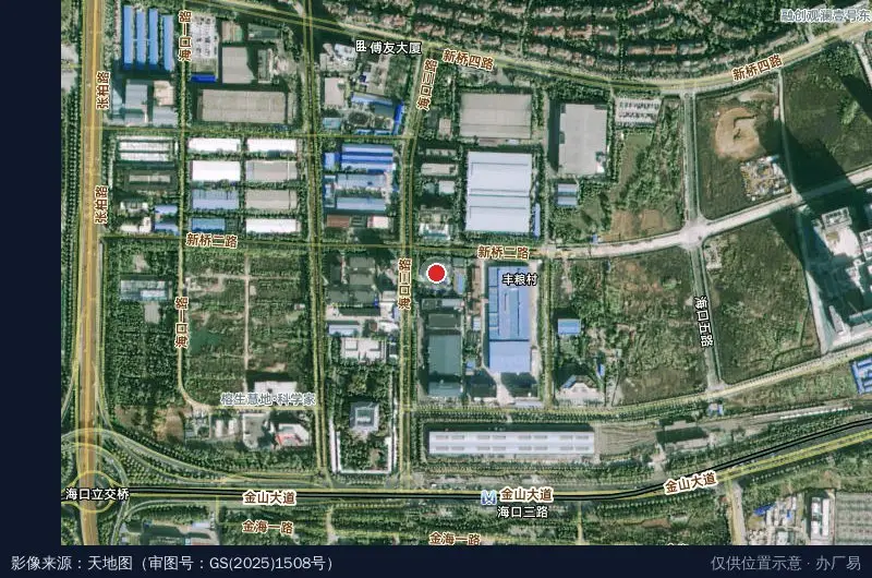 光发科技园卫星位置示意图