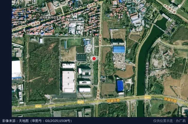 黄鹤楼科技园包装印刷产业园卫星位置示意图