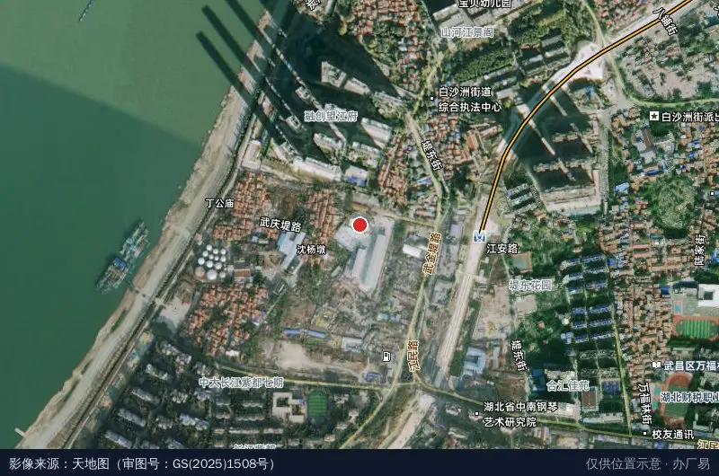凤康零碳智慧科技产业园卫星位置示意图