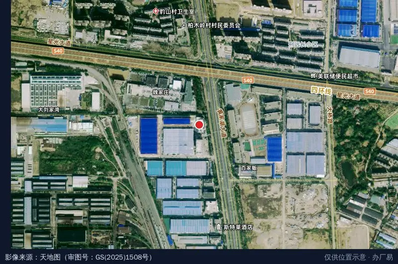 武汉金芯诚科技园有限公司卫星位置示意图