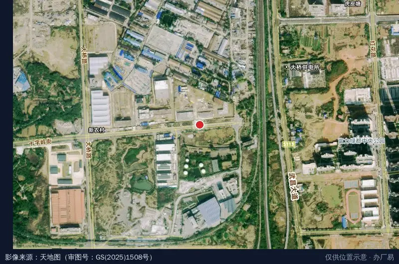 劲鑫科技产业园卫星位置示意图