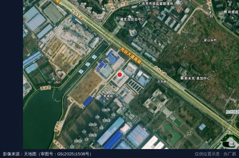 鑫英泰科技园卫星位置示意图