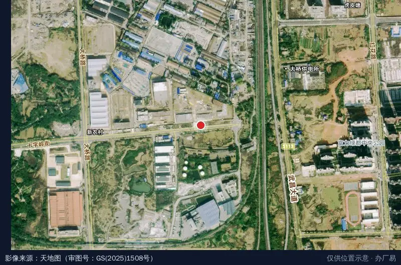 劲鑫科技产业园一期(建设中)卫星位置示意图
