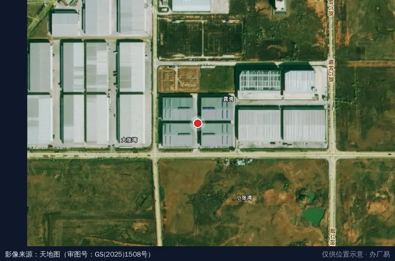 星光博展物流园卫星位置示意图