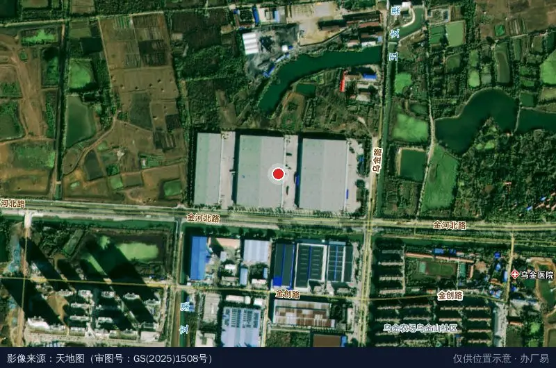 宇培武汉汉南物流园卫星位置示意图