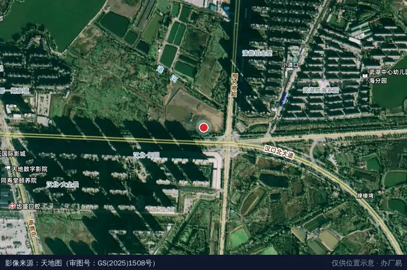 长江新区智慧能源产业园(建设中)卫星位置示意图
