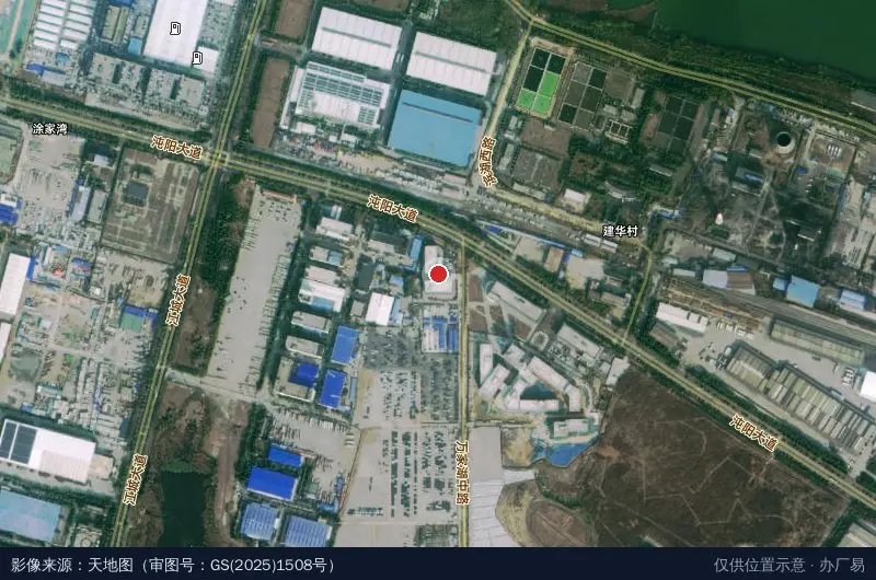 中国电子云研发基地数字经济创新中心卫星位置示意图