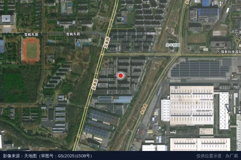 润诚科技园卫星位置示意图