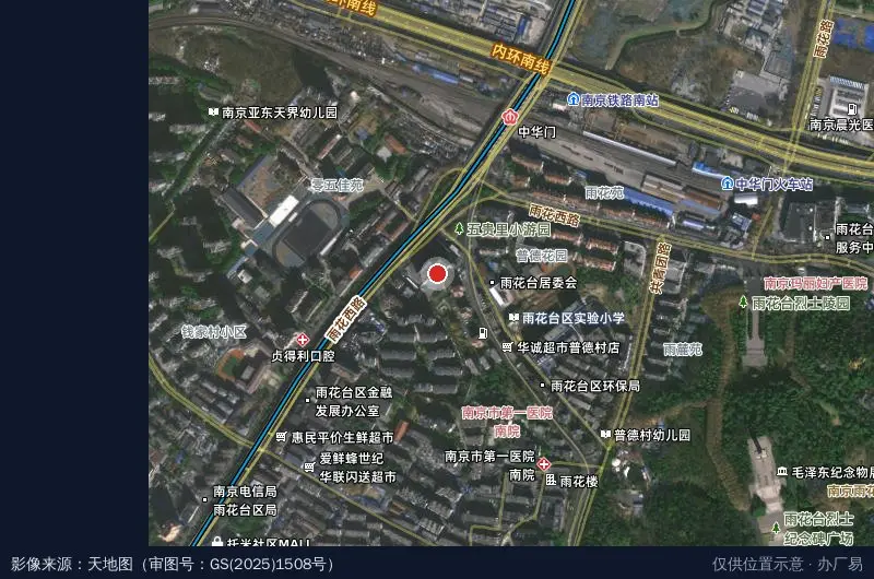 新工·数智健康产业园卫星位置示意图