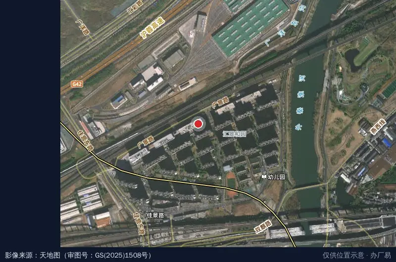 壹城•数创未来中心卫星位置示意图