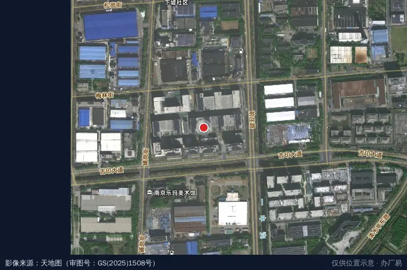 江宁开发区·吉印产业创新园卫星位置示意图
