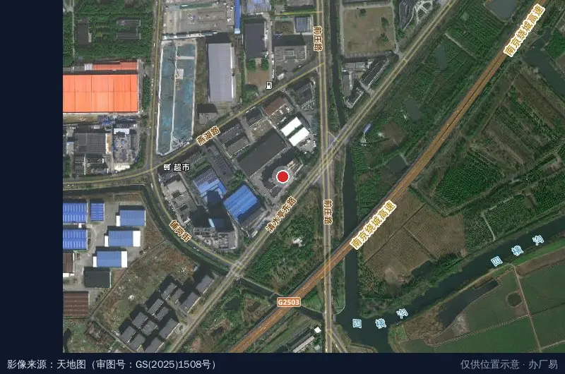 1286智慧产业园卫星位置示意图