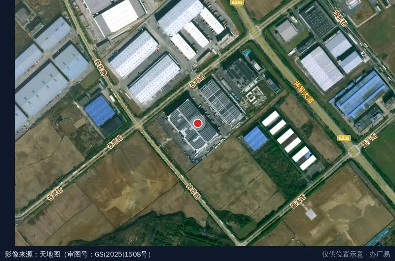 顺丰丰泰产业园·南京空港卫星位置示意图