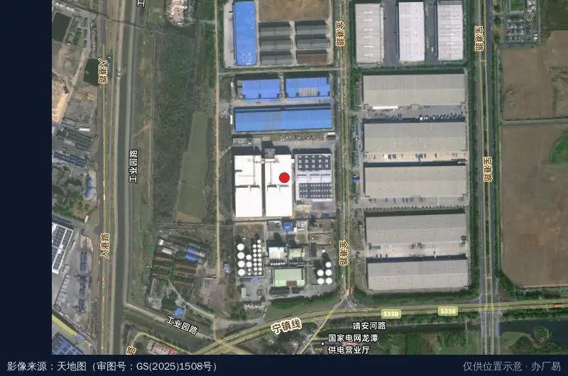 万纬南京栖霞冷链物流园卫星位置示意图