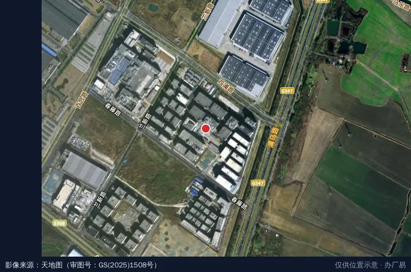 高芯科谷·中科创新产业园卫星位置示意图