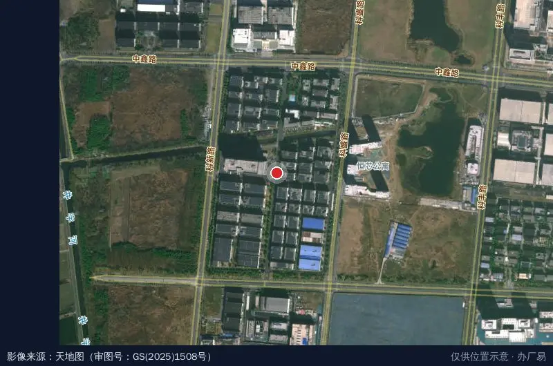 南京江北新区NIM智能制造产业园(智合园)卫星位置示意图