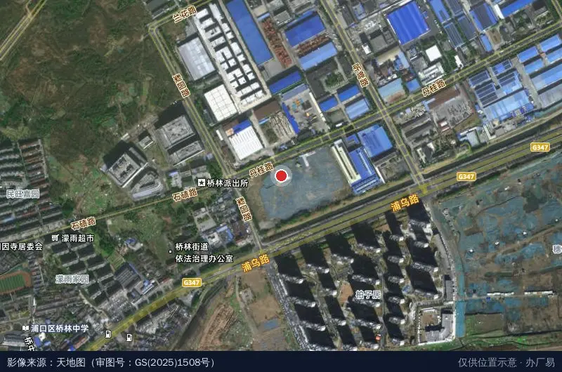中交科技城(南京浦口)产业园卫星位置示意图