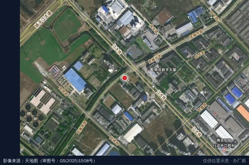 帝亨集团(南京)科技产业园卫星位置示意图